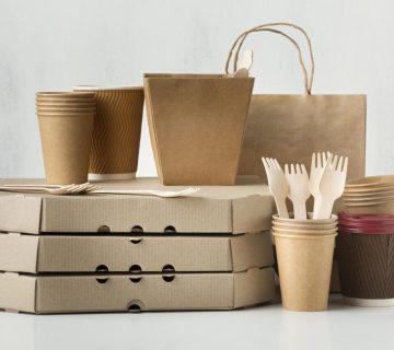 ظروف یک‌بار مصرف کافه